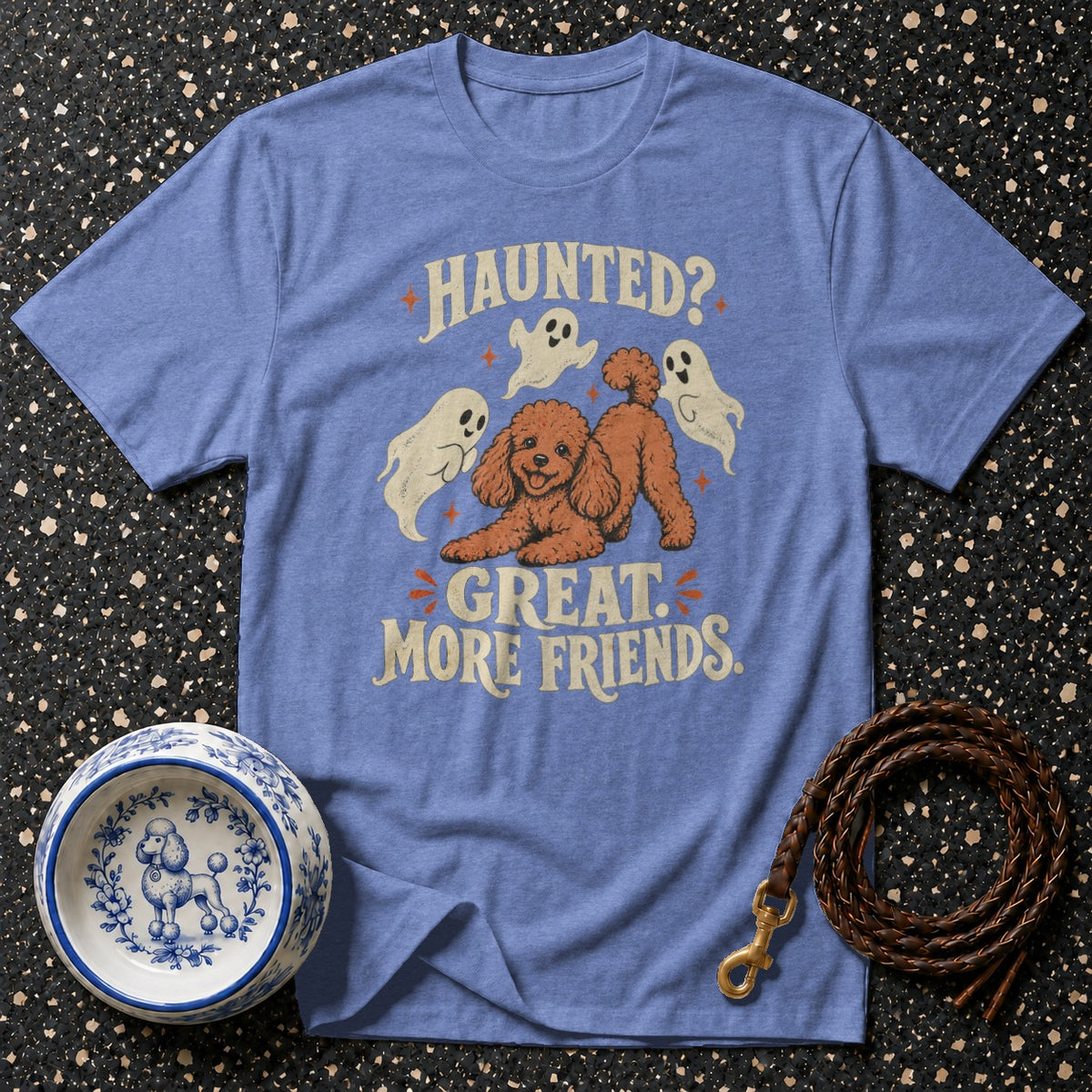 Haunted Poodle Friends T-Shirt