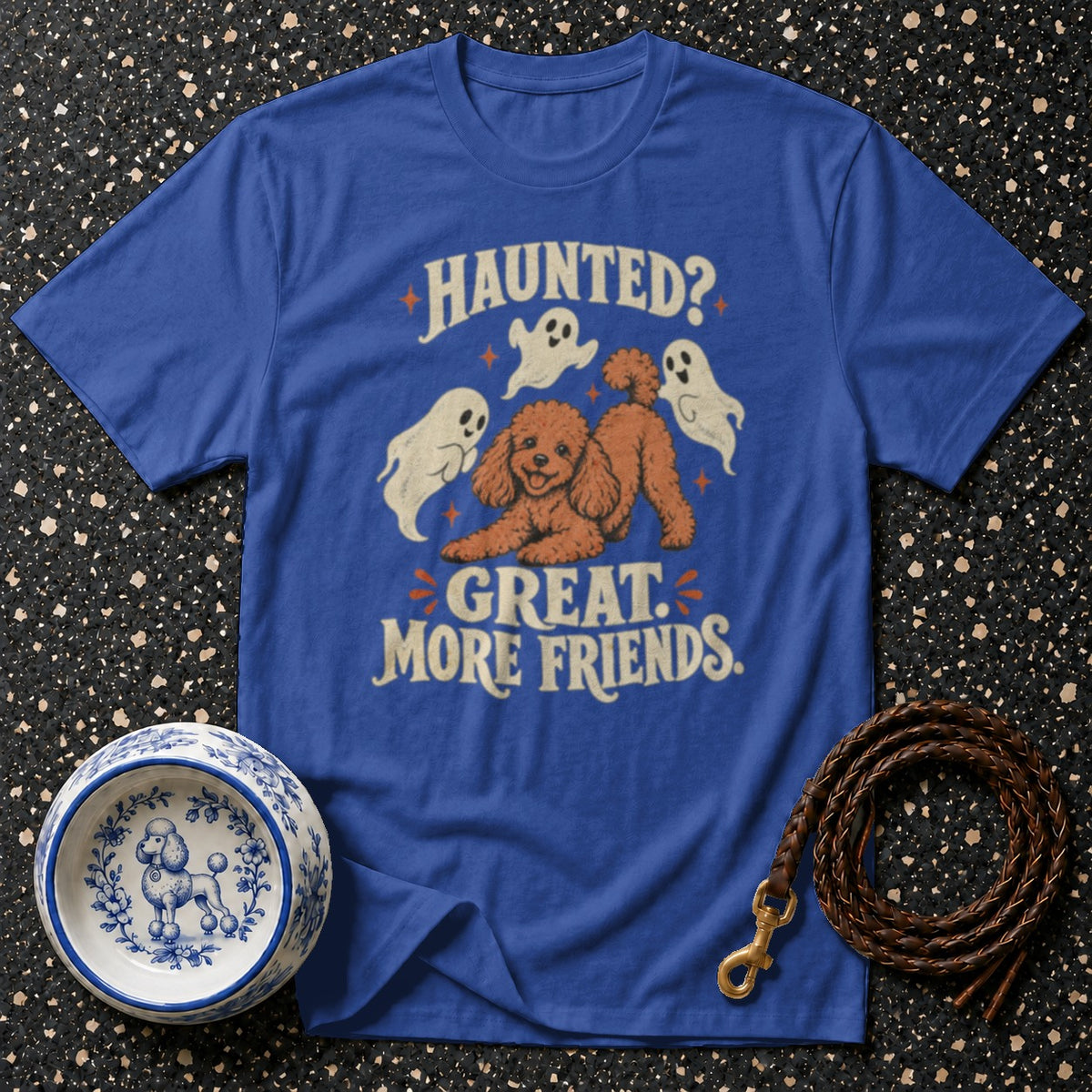 Haunted Poodle Friends T-Shirt