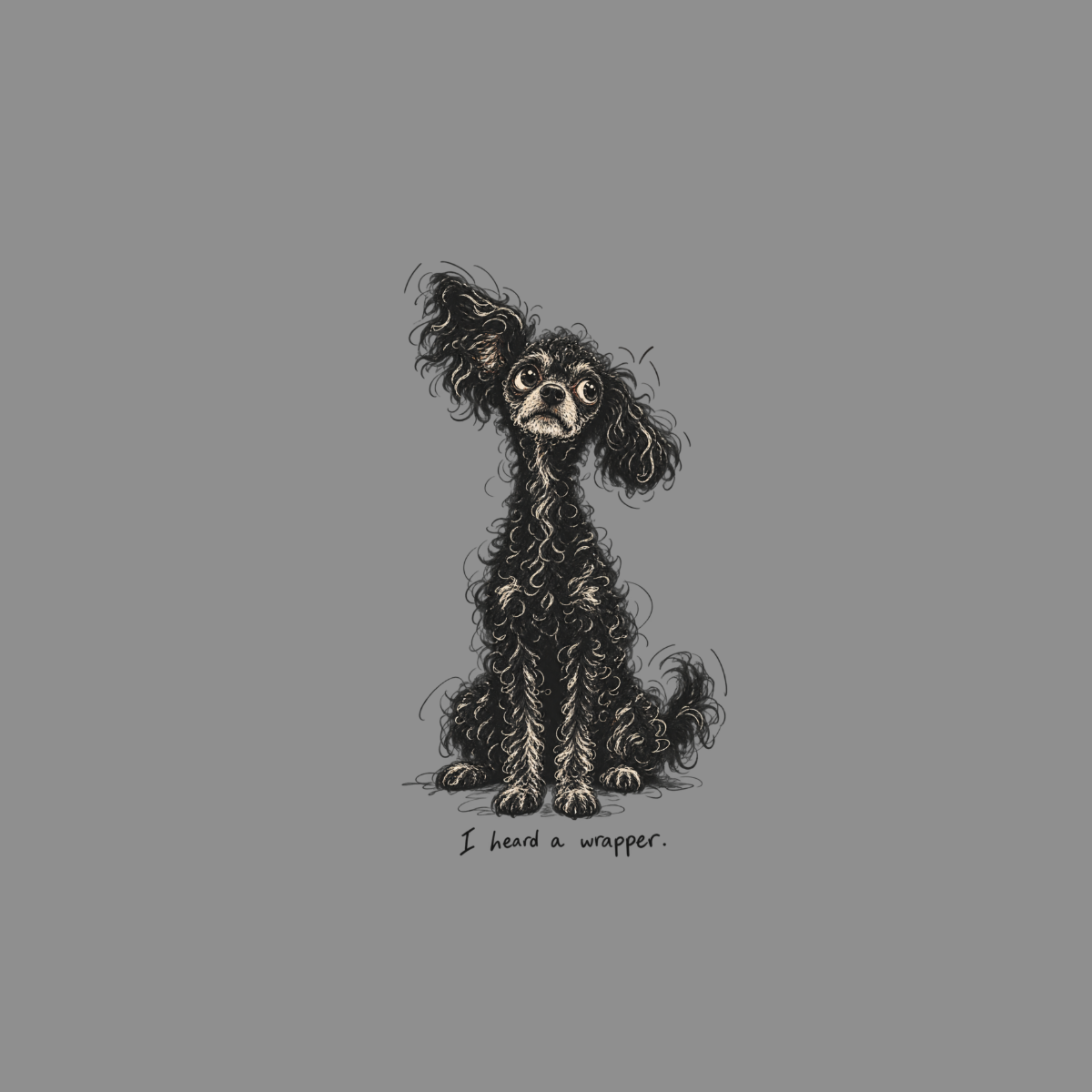 I Heard A Wrapper Poodle T-Shirt