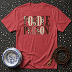 T-shirt Retro Floral Poodle Person T-Shirt Poodle Person T-Shirt | Dog Lover Apparel