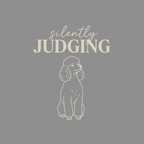 Poodle's Silent Judgment Graphic T-Shirt Silently Judging Poodle T-Shirt | Dog Lover Apparel