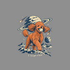 Cosmic Fetch Poodle T-Shirt