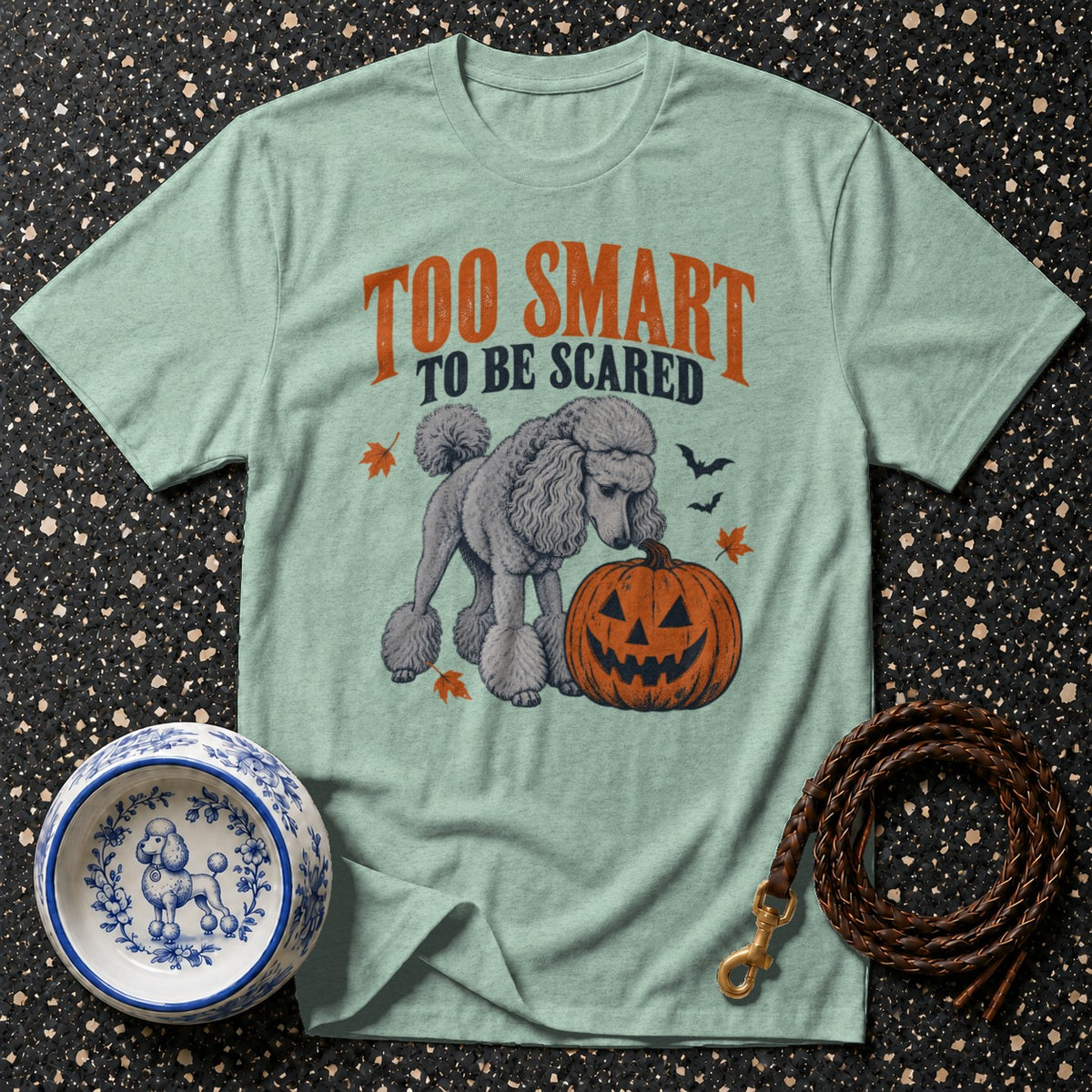 Too Smart Halloween Poodle T-Shirt