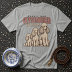 T-shirt Outnumbered By Curls Poodle T-Shirt Poodle Mom Outnumbered By Curls T-Shirt | Premium Dog Appare