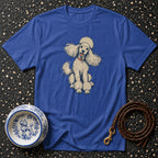 Playful Poodle Sketch T-Shirt