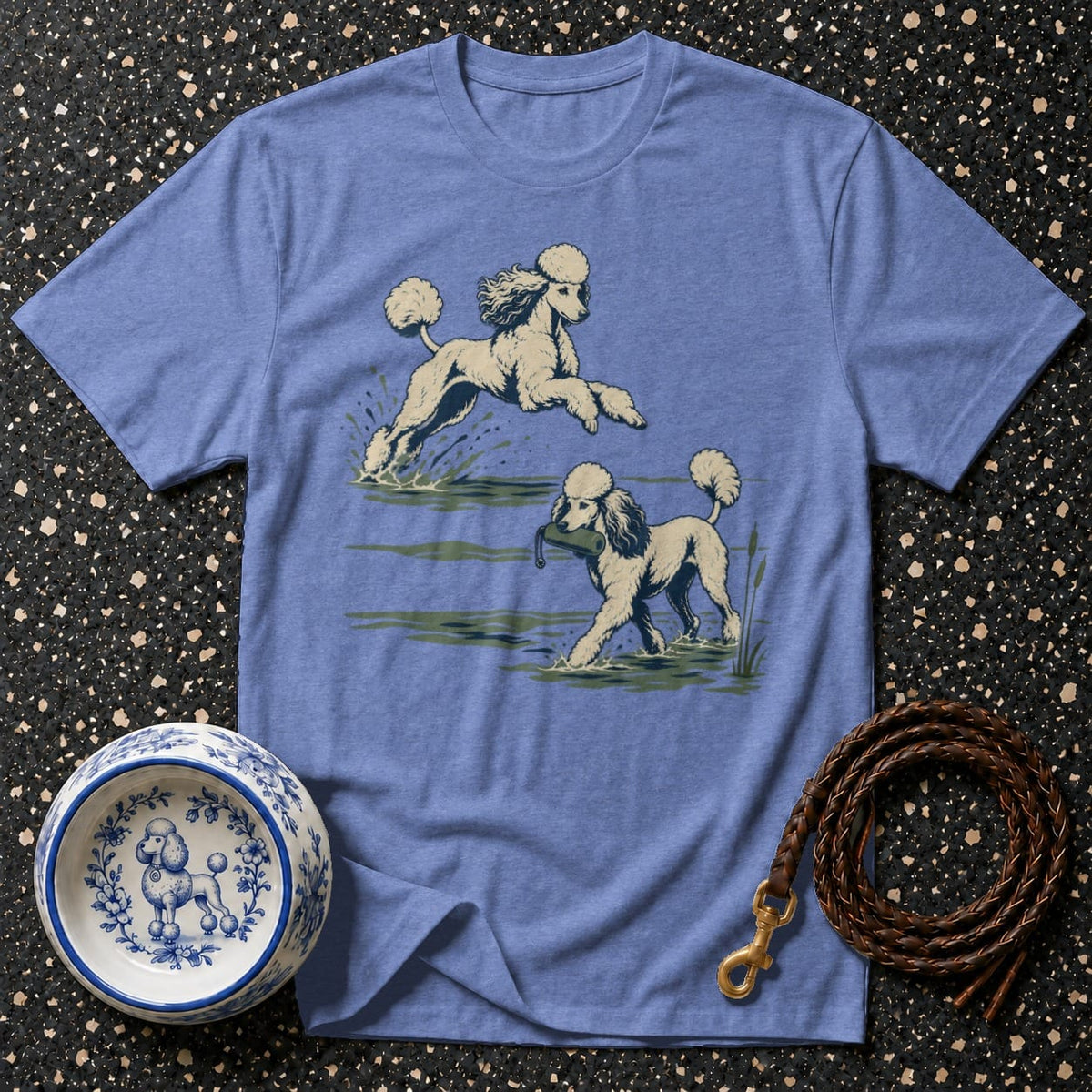 T-shirt Vintage Hunting Poodle T-Shirt Poodle T-Shirt | Dog Lover Gift