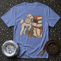 T-shirt Bookish Poodle Graphic T-Shirt Poodle Reading T-Shirt | Premium Dog Lover Apparel