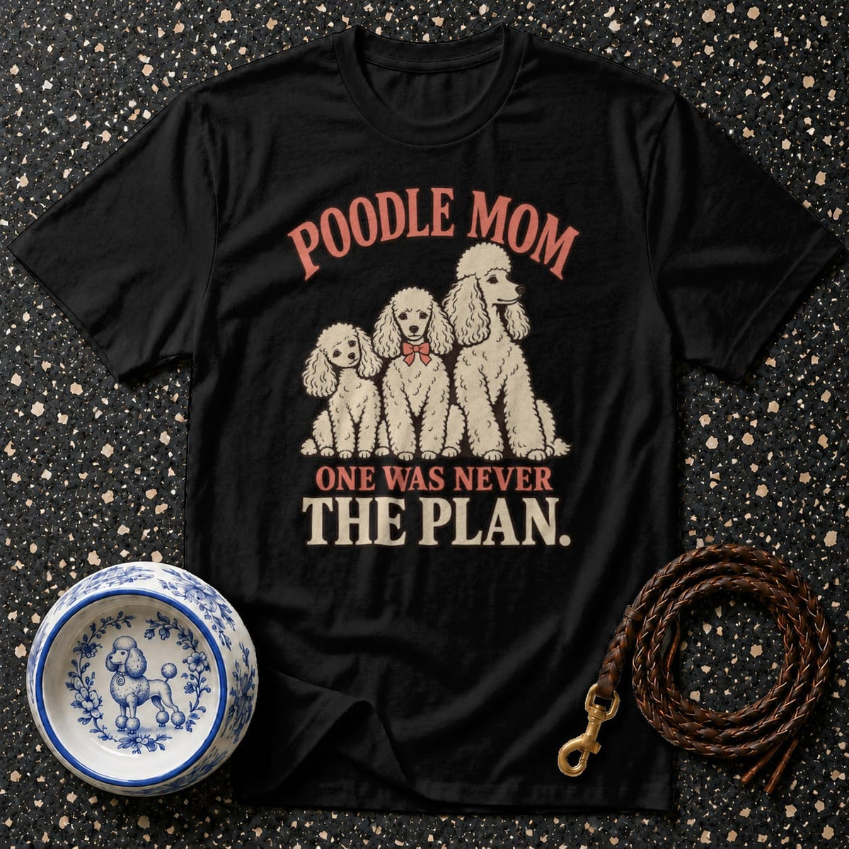 T-shirt Poodle Mom Retro T-Shirt Poodle Mom T-Shirt | Cute Dog Lover Gift