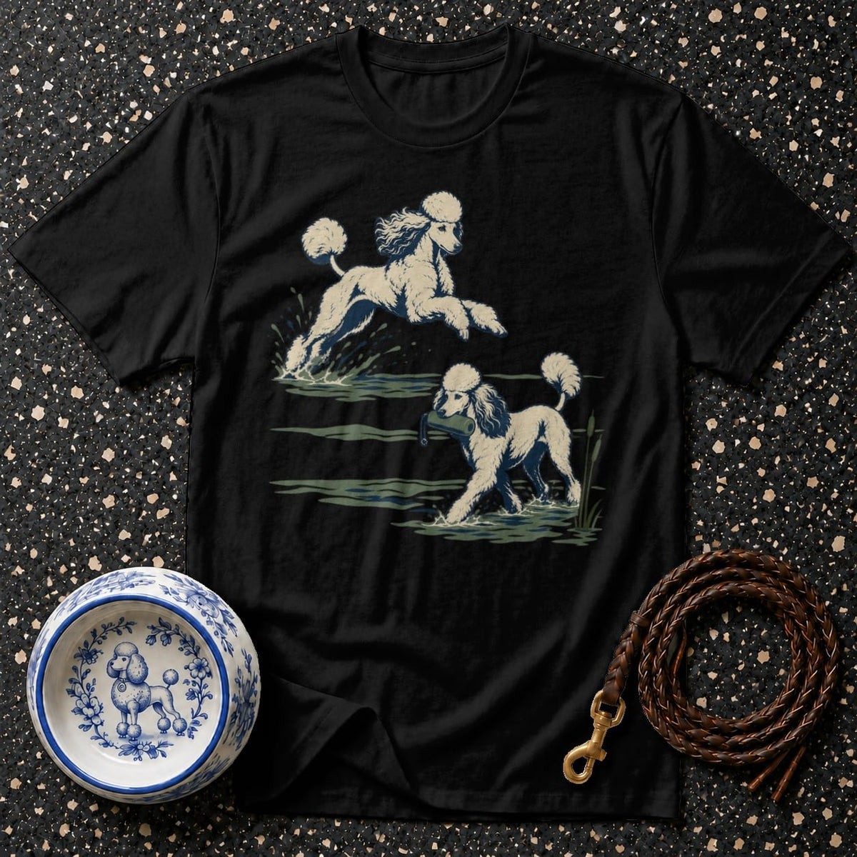 T-shirt Vintage Hunting Poodle T-Shirt Poodle T-Shirt | Dog Lover Gift