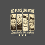 Cozy Poodle Comforts Premium Graphic T-Shirt Poodle "No Place Like Home" T-Shirt | Premium Dog Apparel