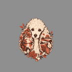 T-shirt Autumn Poodle T-Shirt Poodle Landscape T-Shirt | Premium Dog Apparel