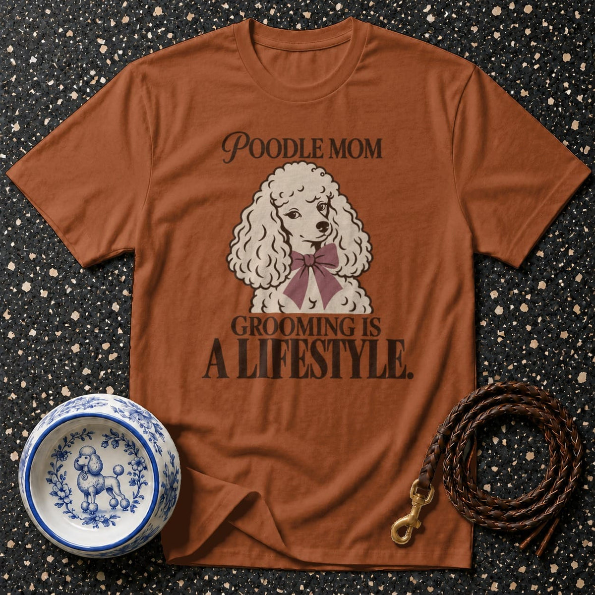 T-shirt Poodle Mom Grooming Lifestyle T-Shirt Poodle Mom T-Shirt | Grooming Is A Lifestyle
