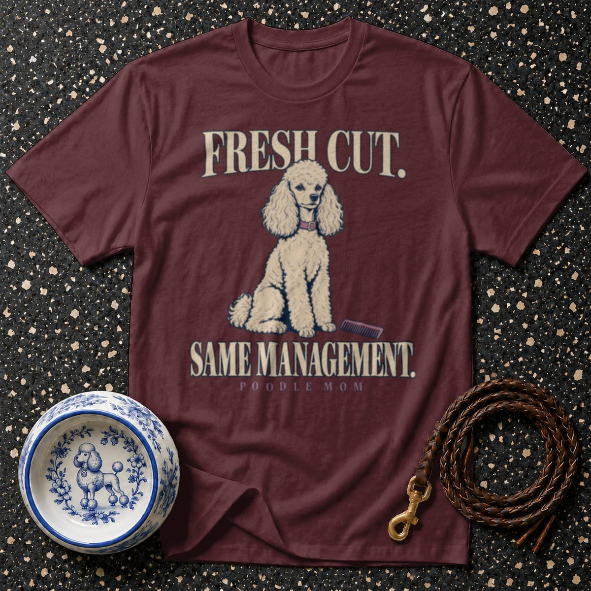 T-shirt Fresh Cut Poodle Mom T-Shirt Poodle Mom T-Shirt | Fresh Cut, Same Management