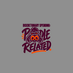 Discretionary Spending: Poodle Related text with a poodle face graphic.