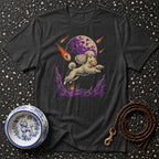 T-shirt Whimsical Poodle Moonscape T-Shirt Poodle Space Adventure T-Shirt | Premium Dog Apparel