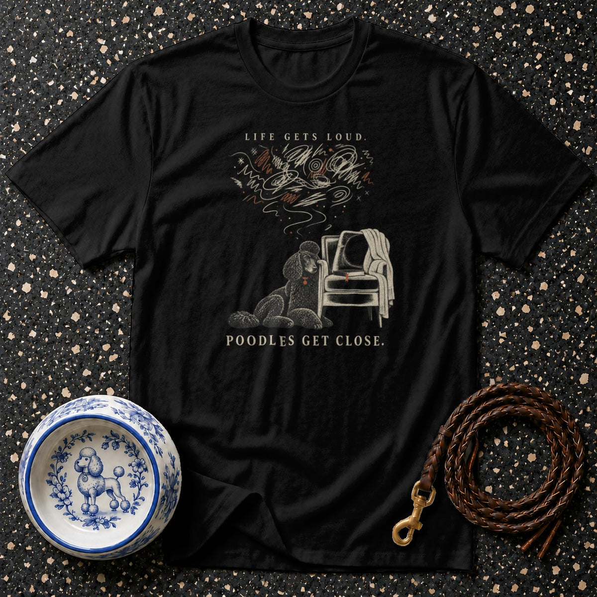 Poodles Get Close Cozy T-Shirt